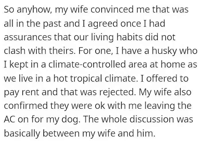 Man Gets Angry At His Son-In-Law For Leaving The AC On For His Dog