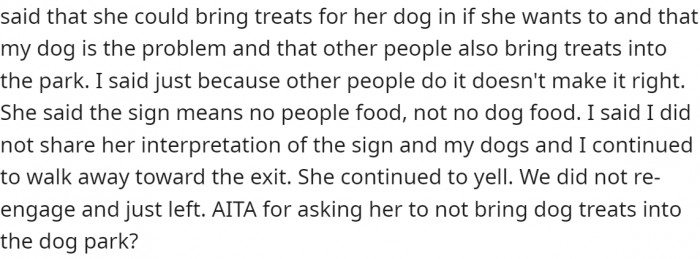 Irresponsible Dog Owner Goes To Internet To Vent About Treats In Dog Park, Gets Schooled